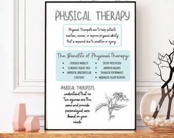 Physical Therapy Poster