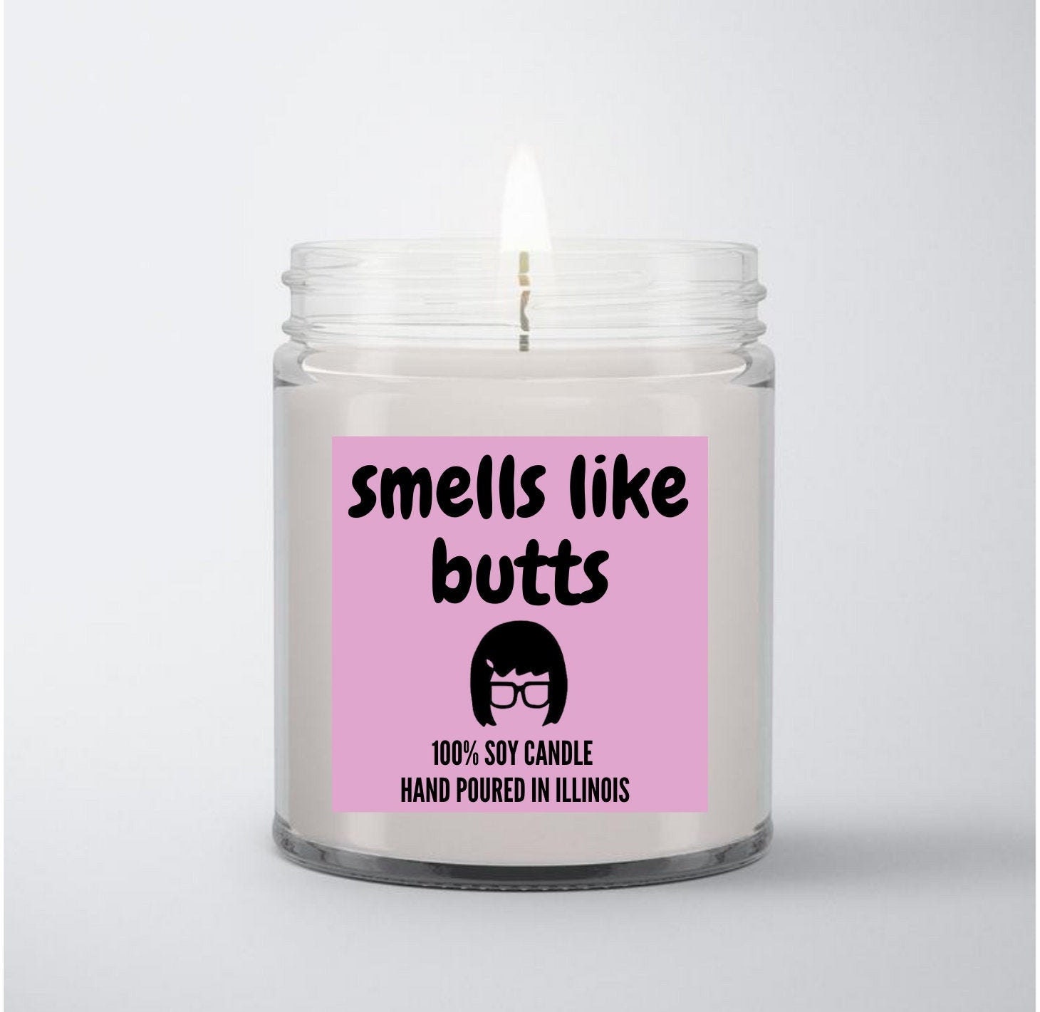 Bobs Burgers Gift Gift Idea Tina Belcher Bobs Burgers Candle Wax Melt Bobs Burgers Smells Like Butts Candle