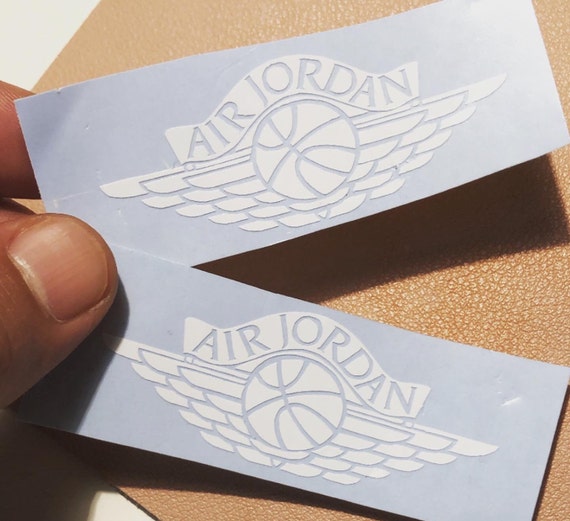 Air Jordan Wings logo w/ TM vinyl decal 