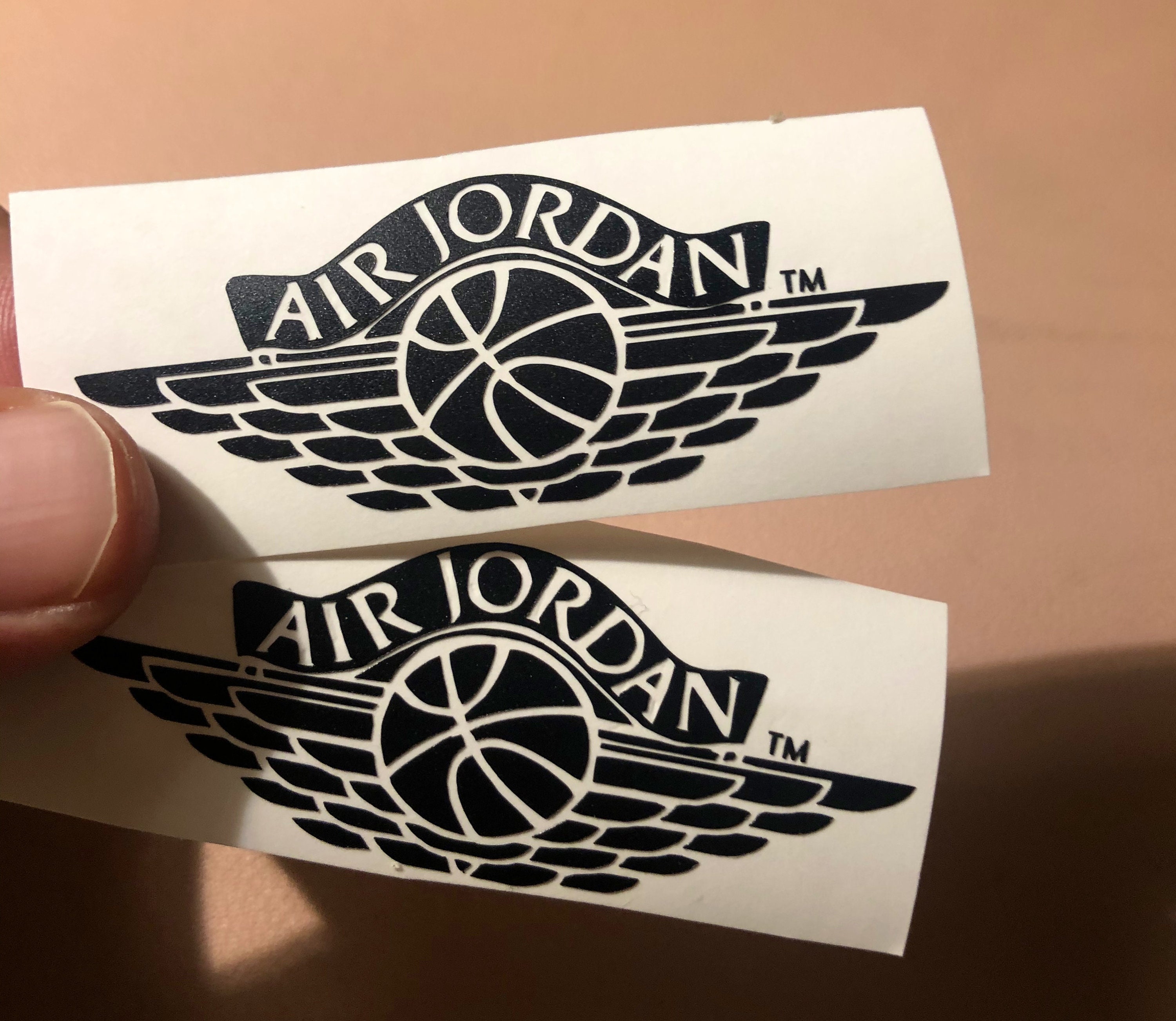 JORDAN AIR logo sticker flex thermocollant – Customisation Club