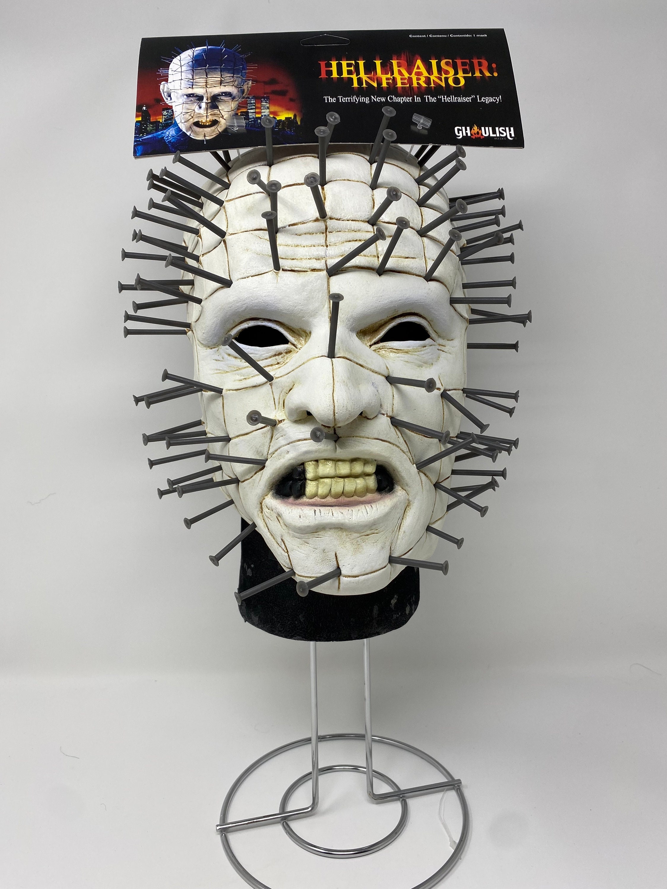 Mug Nikke ingeniør Buy Hellraiser Inferno Pinhead Mask I Ghoulish Productions Mask Online in  India - Etsy