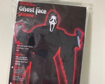 Scream adult size Ghostface H killer Costume Scream mask