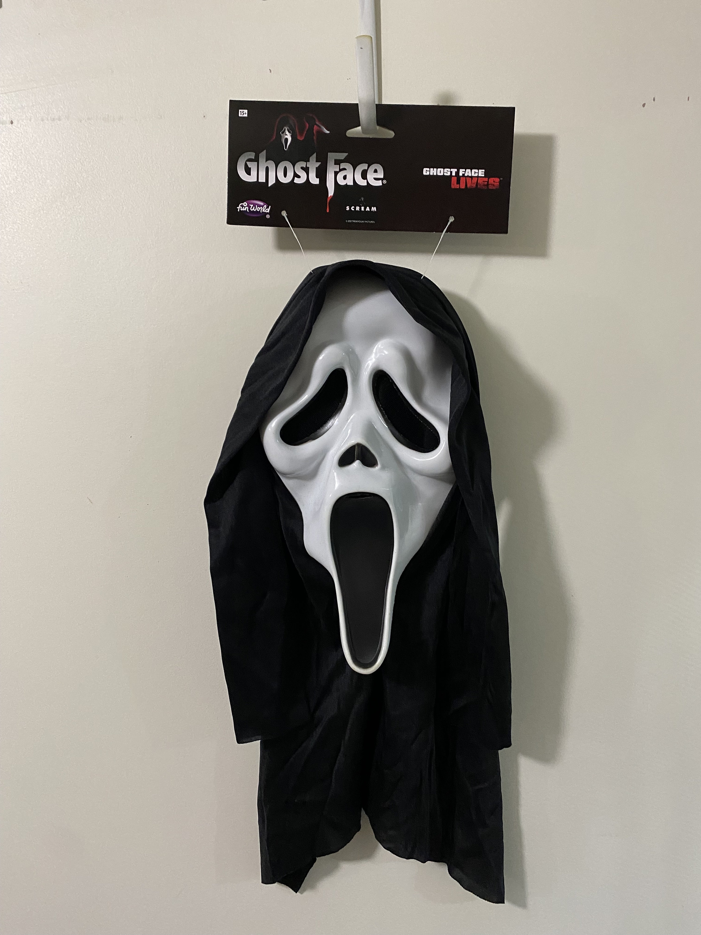 Ghost Face Ultra White Mask- Scream
