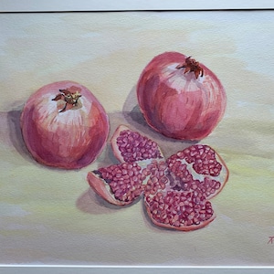 Granatäpfel - Aquarell