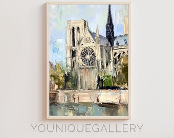 パリの写真、ノートルダムの壁画、フランスの大聖堂の壁画、ヨーロッパ