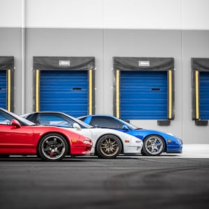 Acura BMW NSX Trio Poster Wand Kunst Garage Mancave Wohnheim