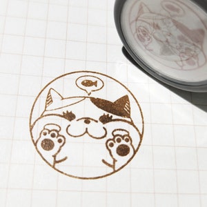 FFXIV ファットキャット セルフインクスタンプ // ハングリーファットキャット ミニオンスタンプ