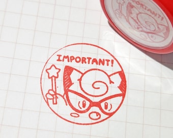 Clefairy Self-Inking Stamp // Fairy-Type Important Reminder Stamp