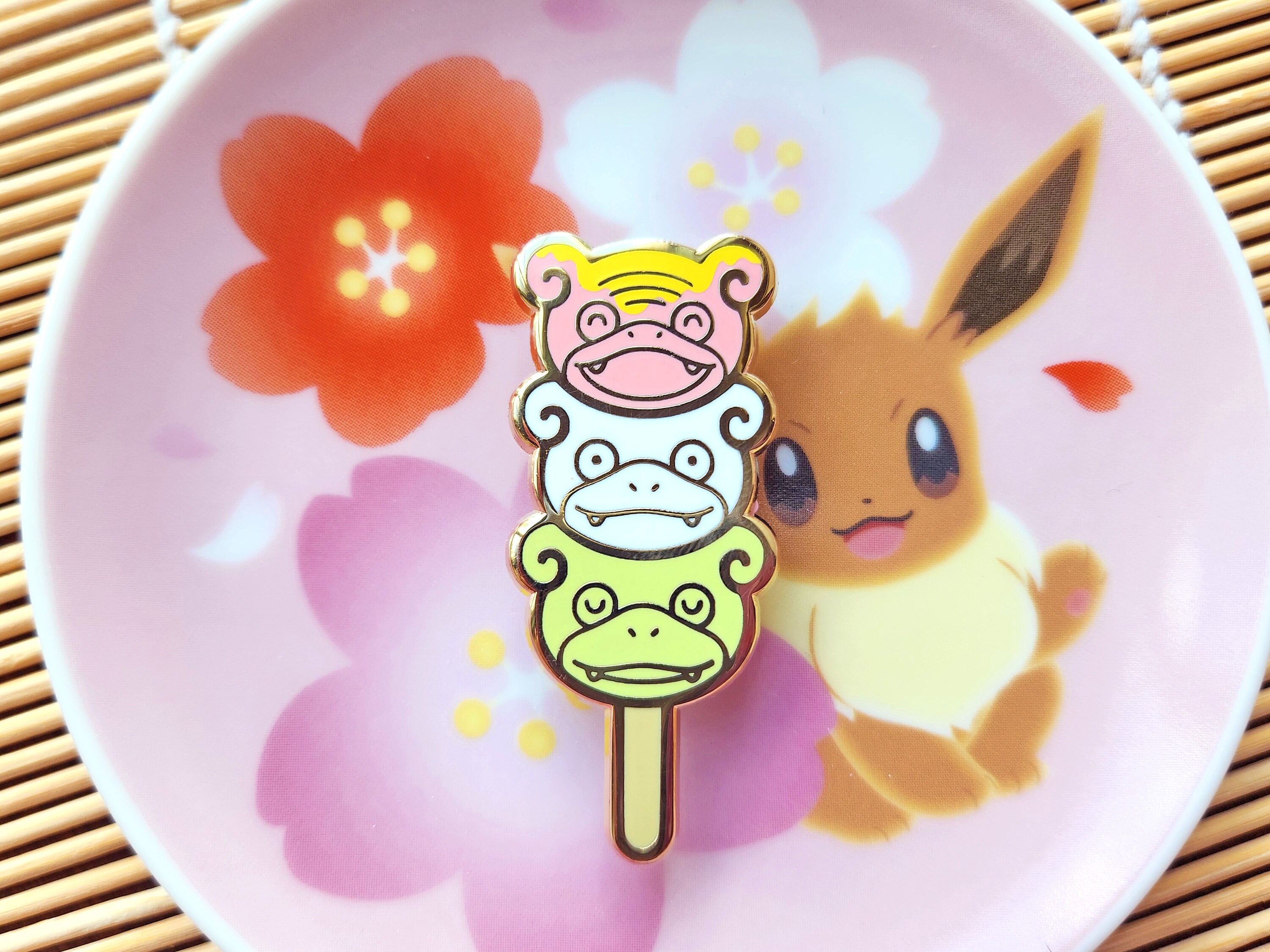Dango Pin Slowpoke Dango Hard Enamel Pin - Etsy
