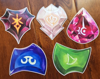 Sticker géant FFXIV Job Stone//Grand sticker Final Fantasy XIV Soul Crystal