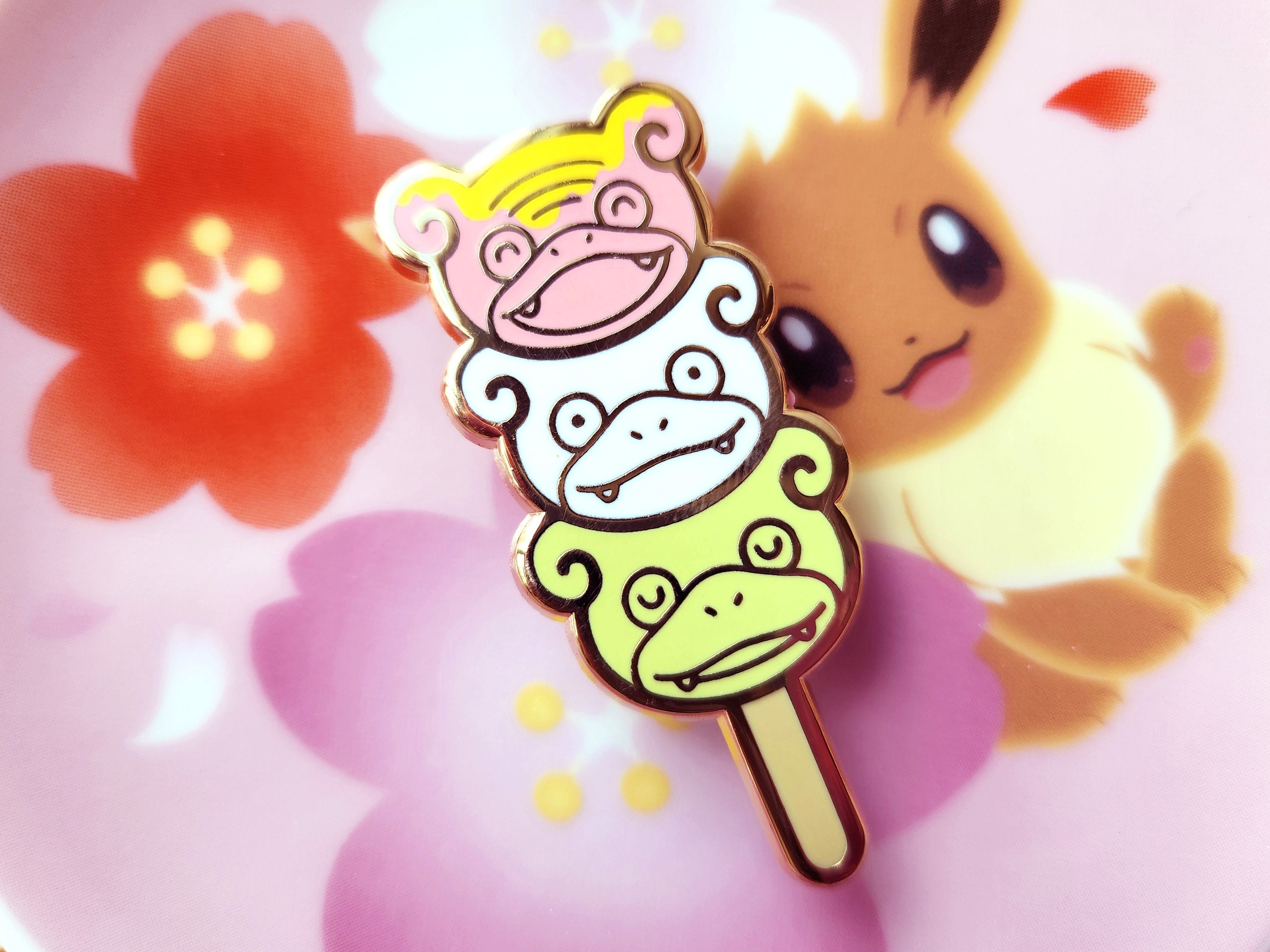 Dango Pin Slowpoke Dango Hard Enamel Pin - Etsy