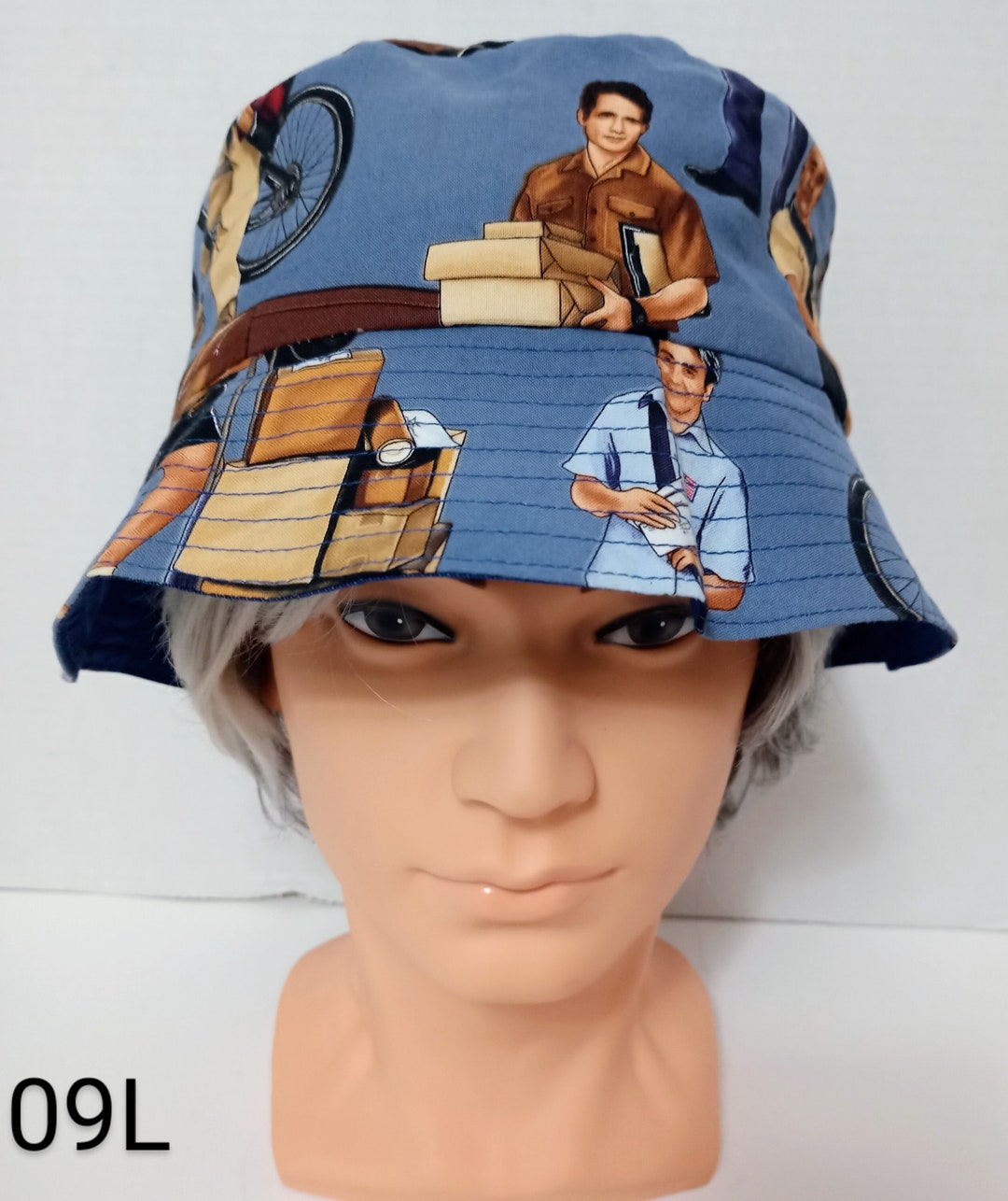 Postman Bucket Hat, One of a Kind, Unisex - Etsy