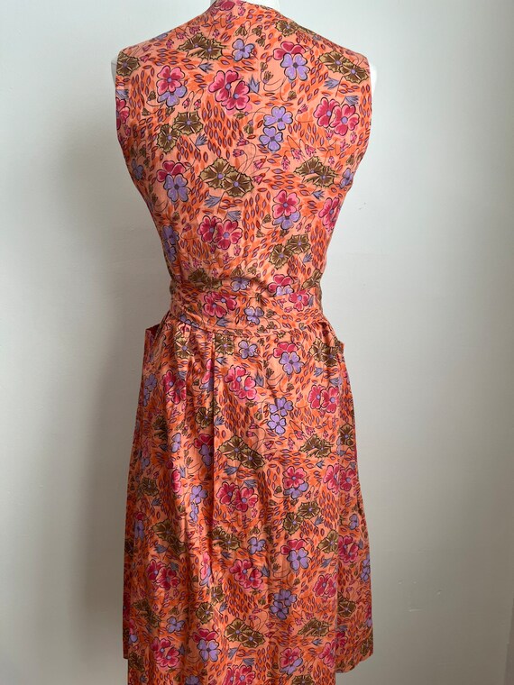 70s Size S/M Vintage Floral Summer dress - image 5