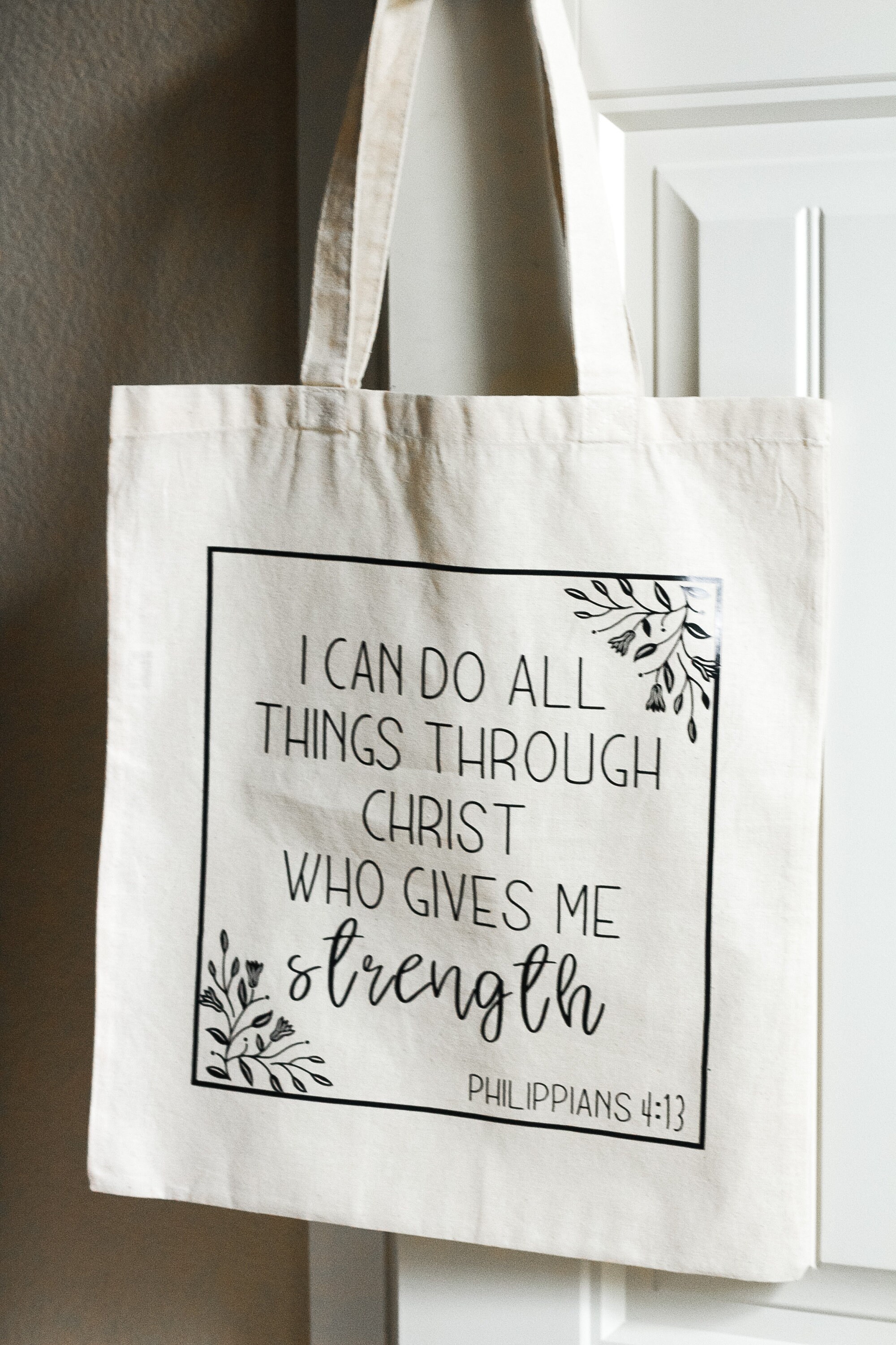 Bible Verse Tote Bag | Etsy