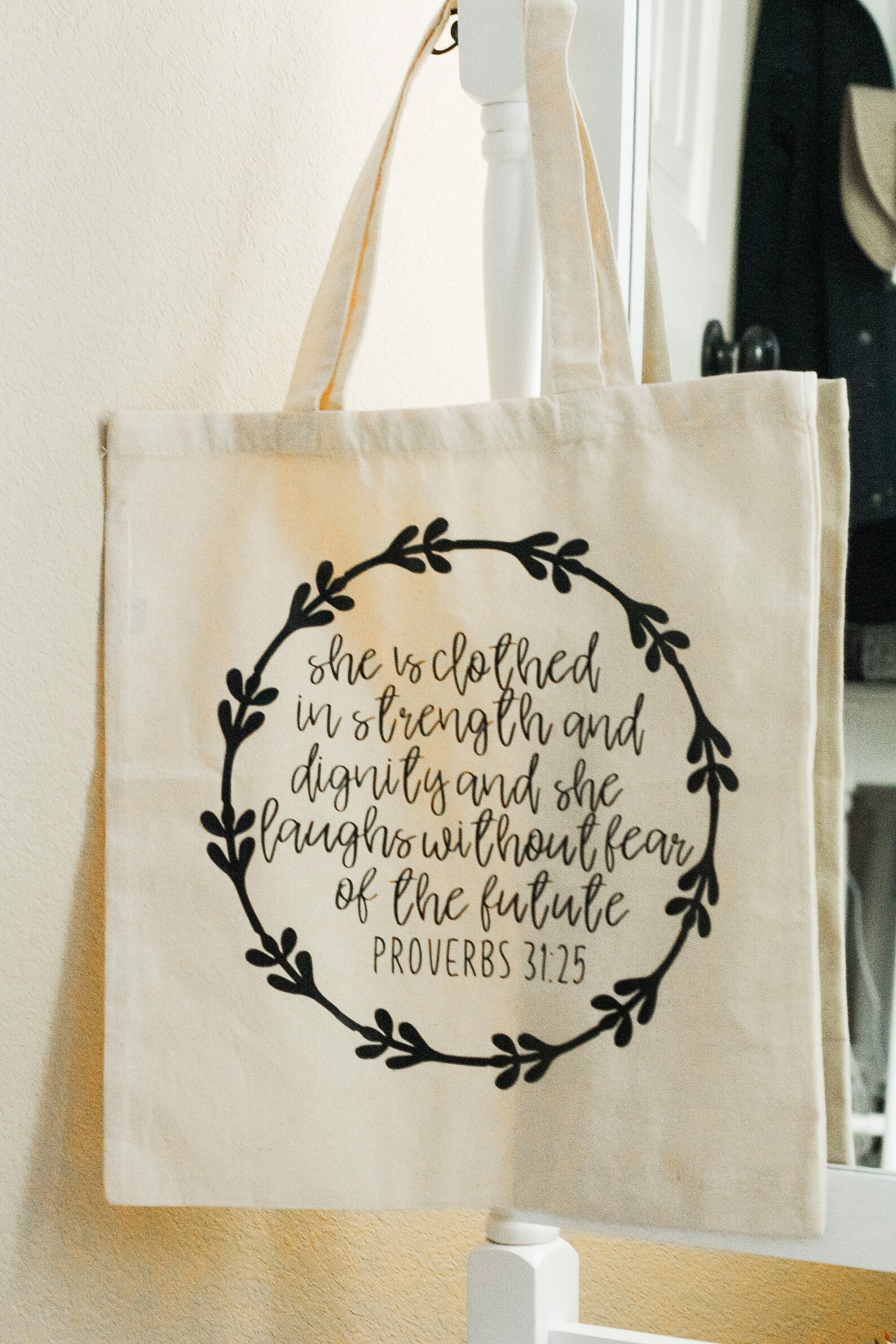 Bible Verse Tote Bag Etsy