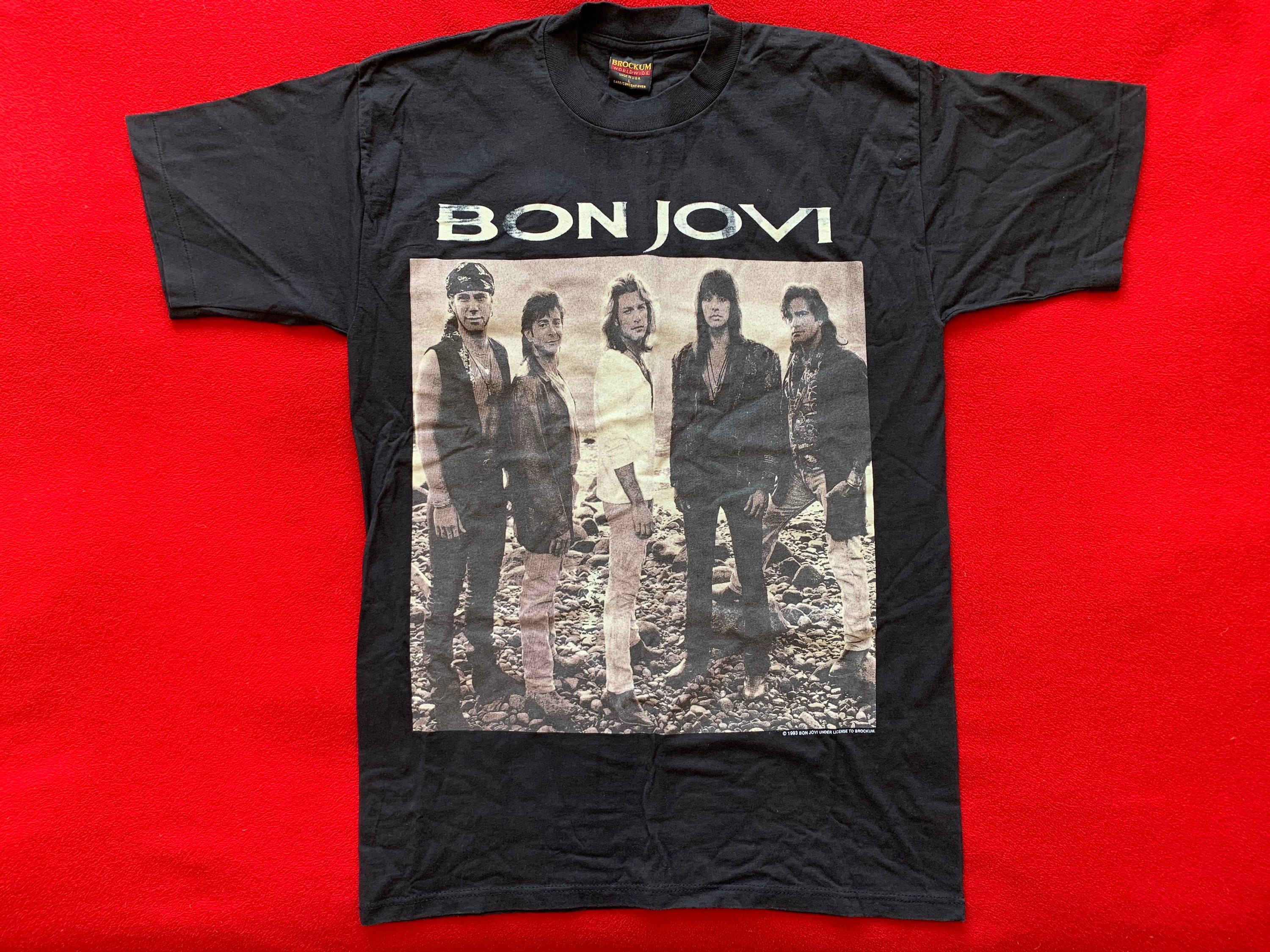 Bon Jovi Rare New Vintage Keep the Faith Men's Size L 1993 Shirt