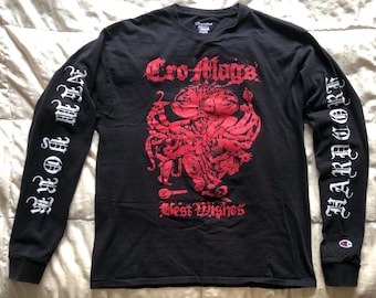Vintage Cro-mags T-shirt Size S Hardcore Punk Rock NYHC - Etsy