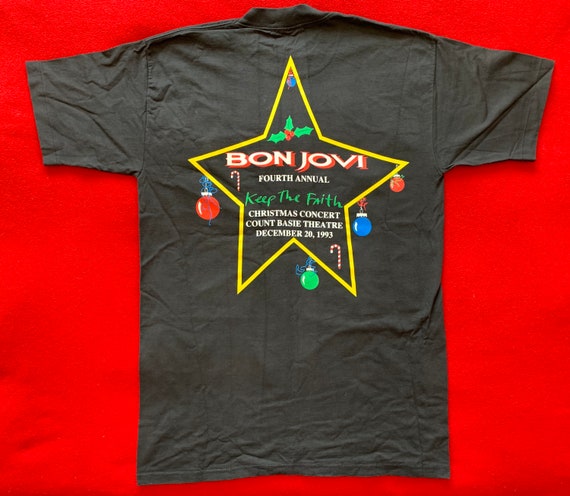 Bon Jovi Rare New Vintage Keep the Faith Men's Size L 1993 Shirt