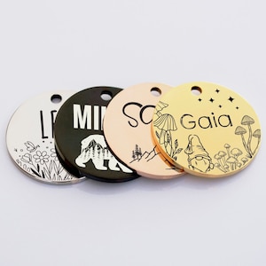Customized Pet Tag Dog Tag Cat Tag Pet ID Personalized Tag Design Themed Pet Tag Puppy ID Tag Dog Collar Tag Kitty Collar Tag Dog ID For Dog