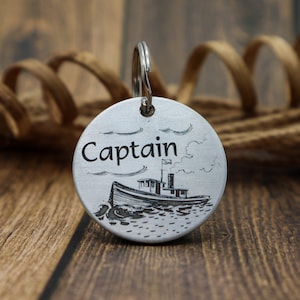 Dog Tag Boat - Laser Engraved - Custom Dog Tag - Dog Tag for Dogs - Dog Tag Personalize - Pet ID Tag - Pet Tag - Canada Dog Tag
