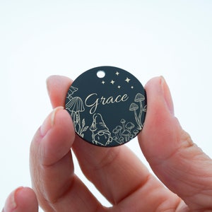 Honden-ID-tag | Aangepaste hondenpenning | Huisdieridentificatielabel | Hondennaamplaatje | Gegraveerd hondenpenning | Tag voor hondenhalsband | Huisdierpenning | Gouden dogtag | Zwarte dogtag
