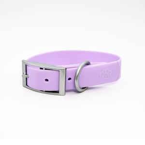 Collier pour chien imperméable haut de gamme et médaille pour chien personnalisée | Collier pour chien en PVC | Médaille silencieuse pour chien | Collier pour chien | Collier pour chien résistant