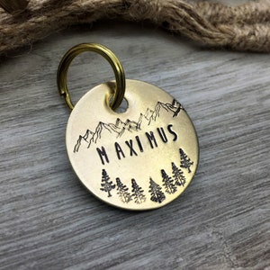 Dog Tag in Gold