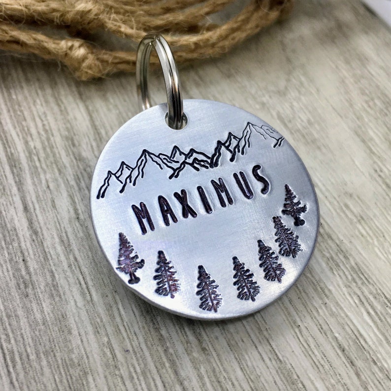 Dog Tag Hand stamped | Tag4MyPet