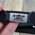 Custom Silicone Slide on Dog ID tag -  Personalized Dog Tag - Engraved Pet ID Tag - Laser Engraved Collar Dog Tag - Dog Mom Gift - Custom product logo
