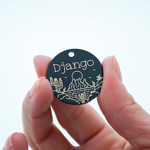 Personalized dog id tag