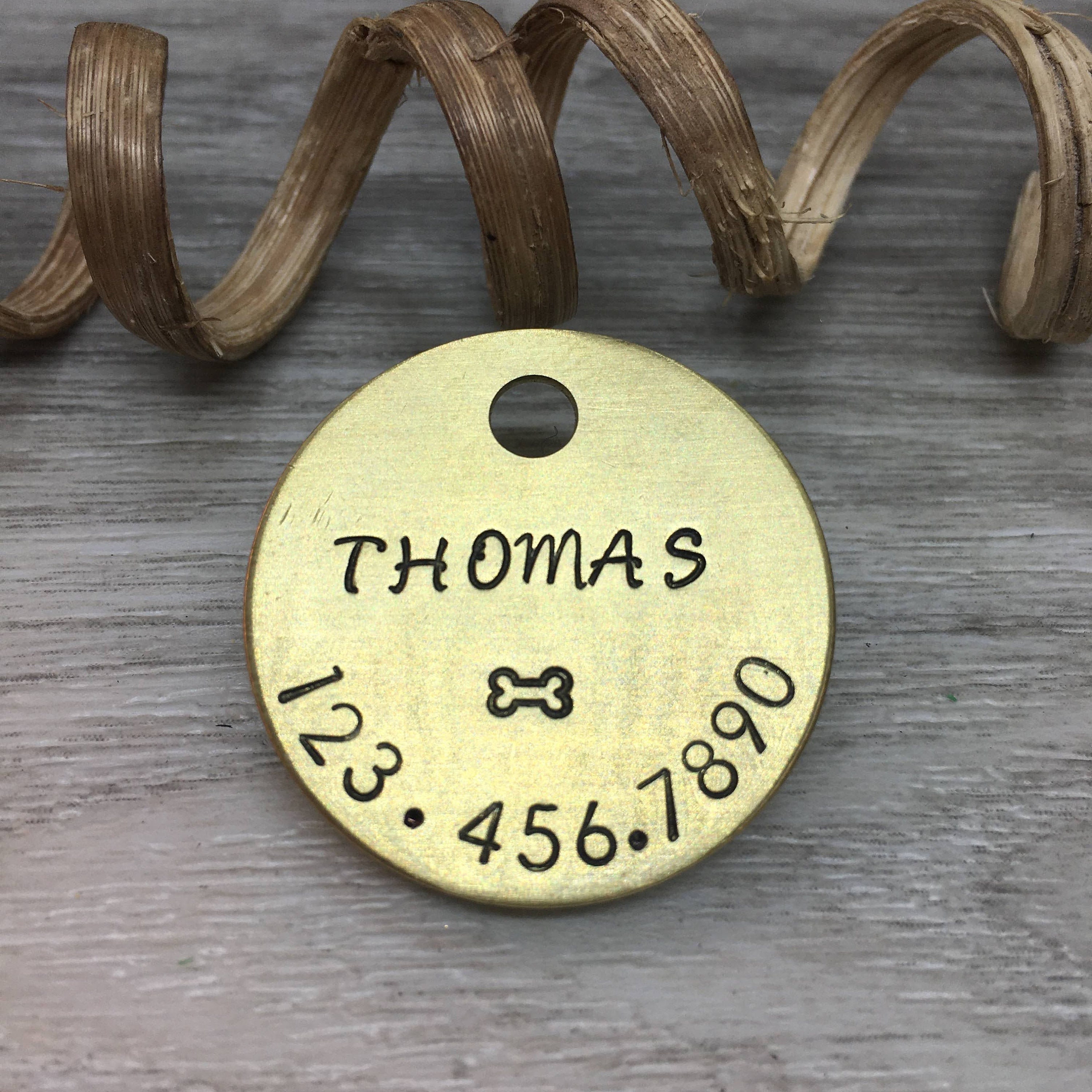 Hundemarke mit Symbol / Hund Tag / Custom Tag / Hundehalsband Etsy
