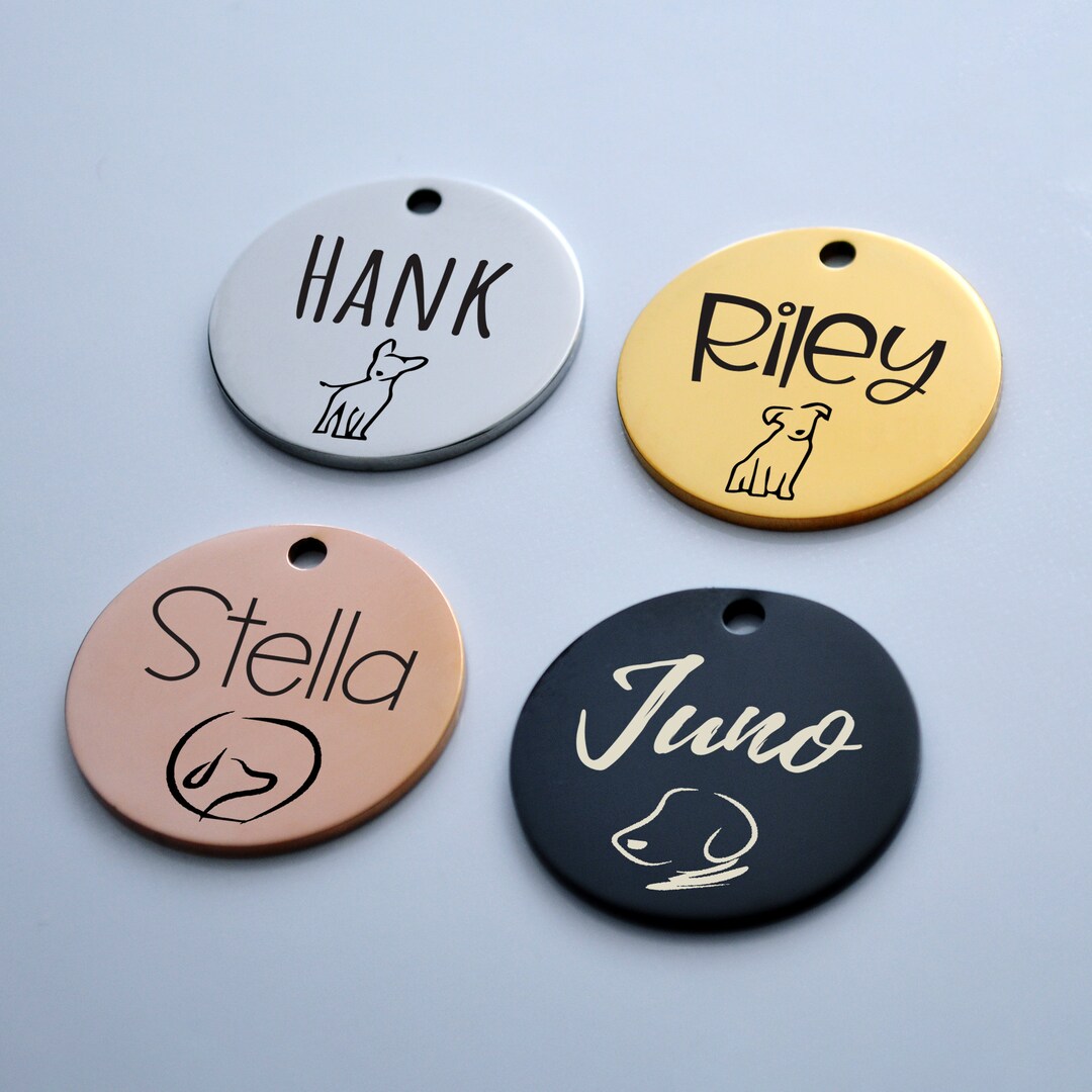 ID Tag Dog Durable Dog Tag Unique Dog Tag Cool Dog Tag Etsy