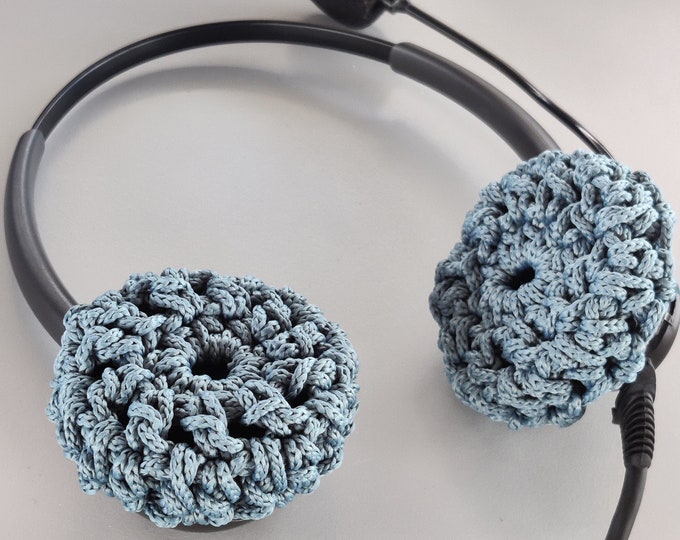 Crochet headphone covers