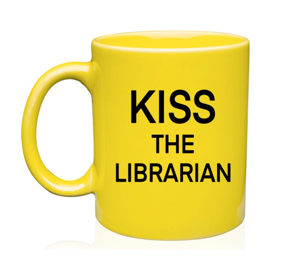 Kiss the Librarian Mug, Buffy the Vampire Slayer Giles Spike