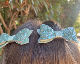 Faux Leather Hair bows