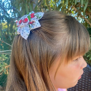 Handmade Cherry Flower Hair clips