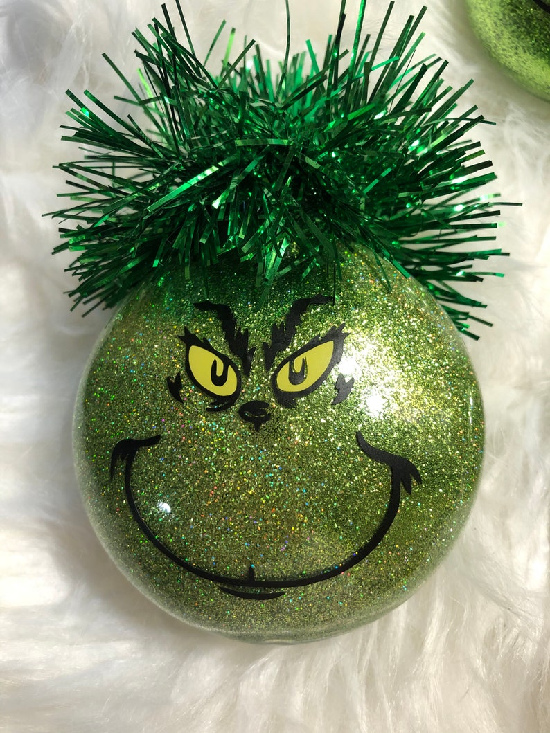 Christmas Grinch Ornament image 1