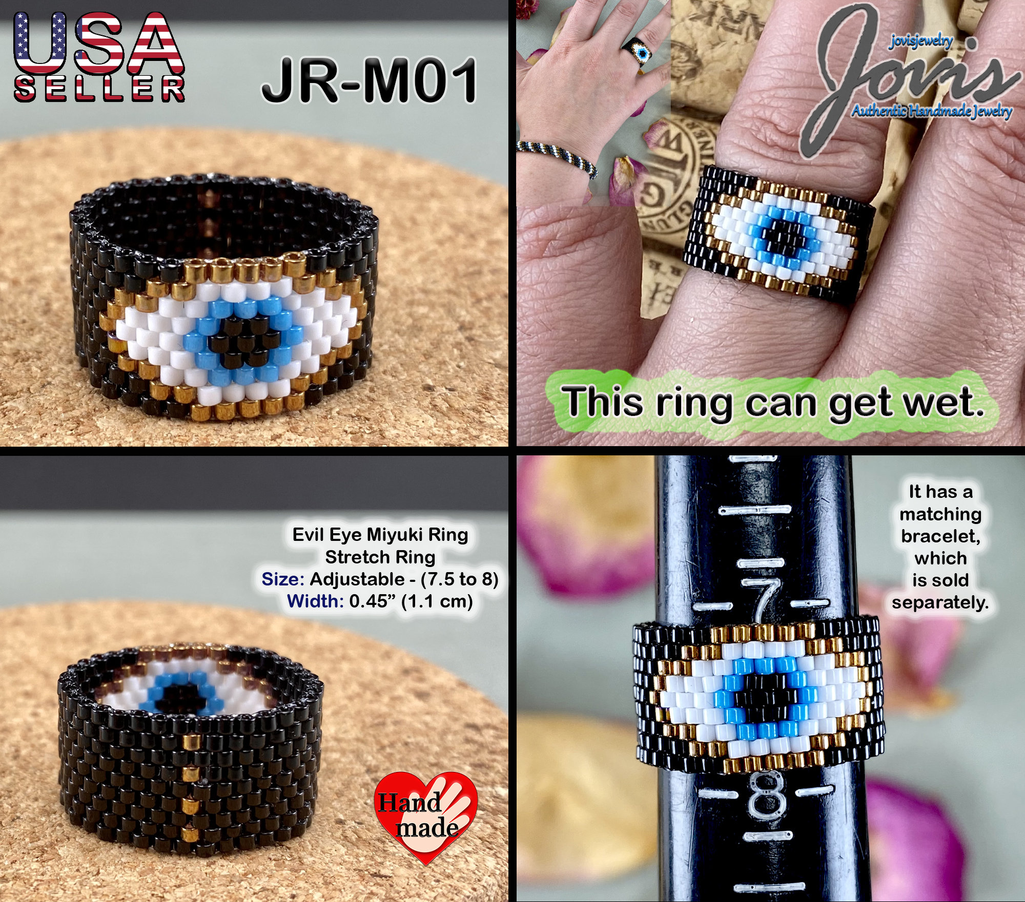 Miyuki Ring, Miyuki Bracelet, Evil Eye Ring, Protection Ring, Colorful, Beaded, Kumihimo. Unisex Ring. Peyote Ring. Miyuki Jewelry. Delica. - Etsy Miyuki Ring, Miyuki Bracelet, Evil Eye Ring, Protection Ring, Colorful, Beaded, Kumihimo. Unisex Ring. Peyote Ring. Miyuki Jewelry. Delica. - Etsy