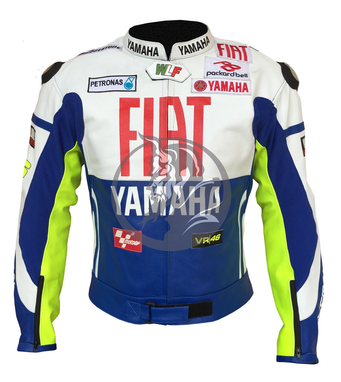 Yamaha FIAT VR46 MotoGP Motorcycle Jacket with Protection CE | Etsy
