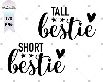Download Tall Best Friend Svg Etsy