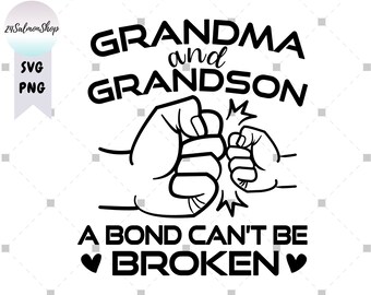 Download Grandma And Grandson Svg Etsy