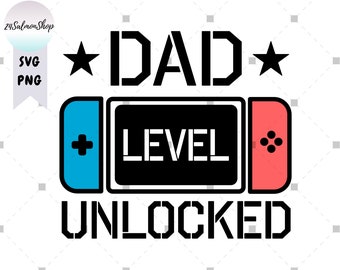 Download Dad Level Unlocked Etsy