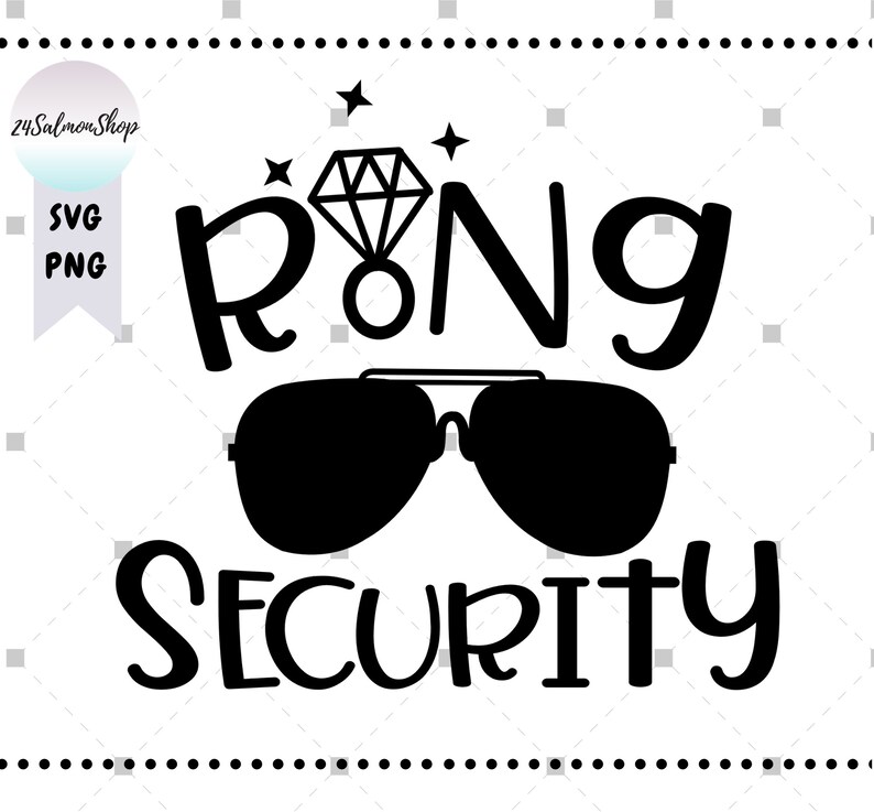 Ring Security SVG PNG Ring Boy Svg Ring Bearer Svg Marriage Etsy