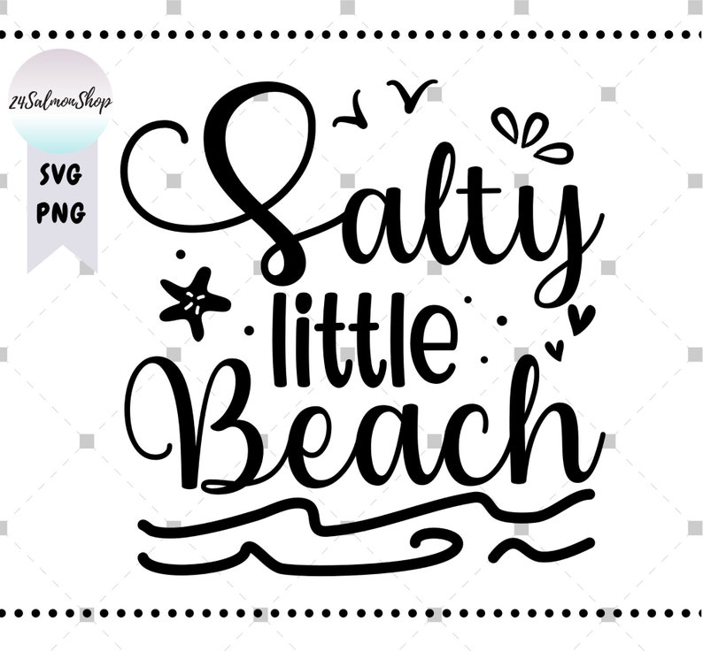Salty Little Beach SVG PNG Beach Life Svg Beach Lover Svg | Etsy
