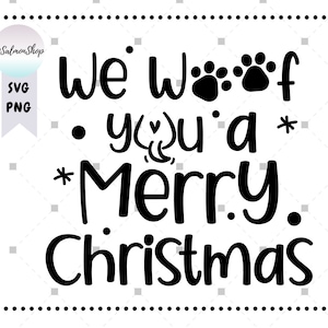 Nós te damos um Feliz Natal SVG PNG, Bandana de Cachorro Engraçada svg, Amantes de Animais svg, Filhote de Papai Noel svg, Arquivos de Corte para Download Digital para Cricut