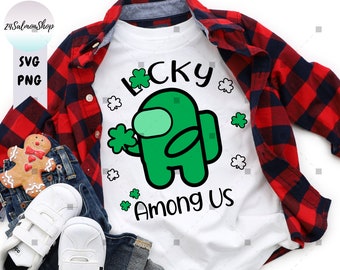 Funny St Patrick SVG PNG, Leprechaun St Patrick Boys Girls Gamer svg, Video Game Family Love svg, Digital Instant Download File for Cricut
