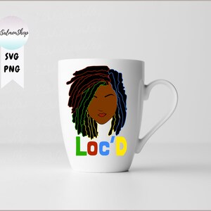 Loc'd SVG PNG, Dreadlocs Locs, Loc'd up Hair, African American, Black ...