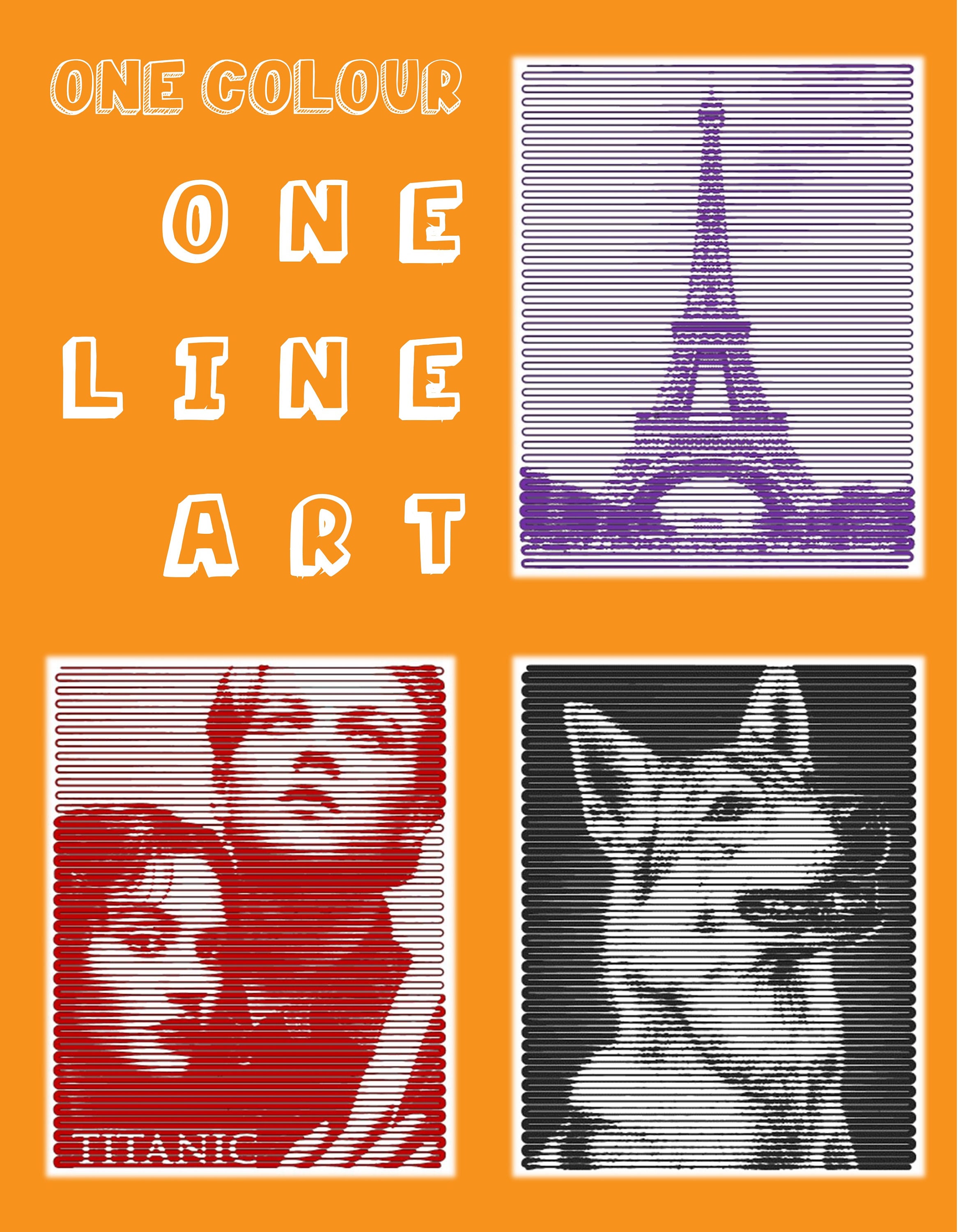 Line Art Examples Color 27 Images Line Art Style of One Color Printable Coloring Pages, Relax ...