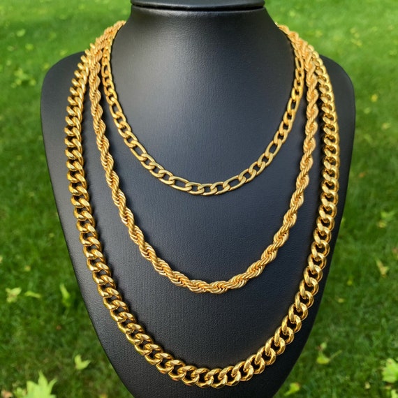 Cuban Link Chain / Rope Chain / Figaro 