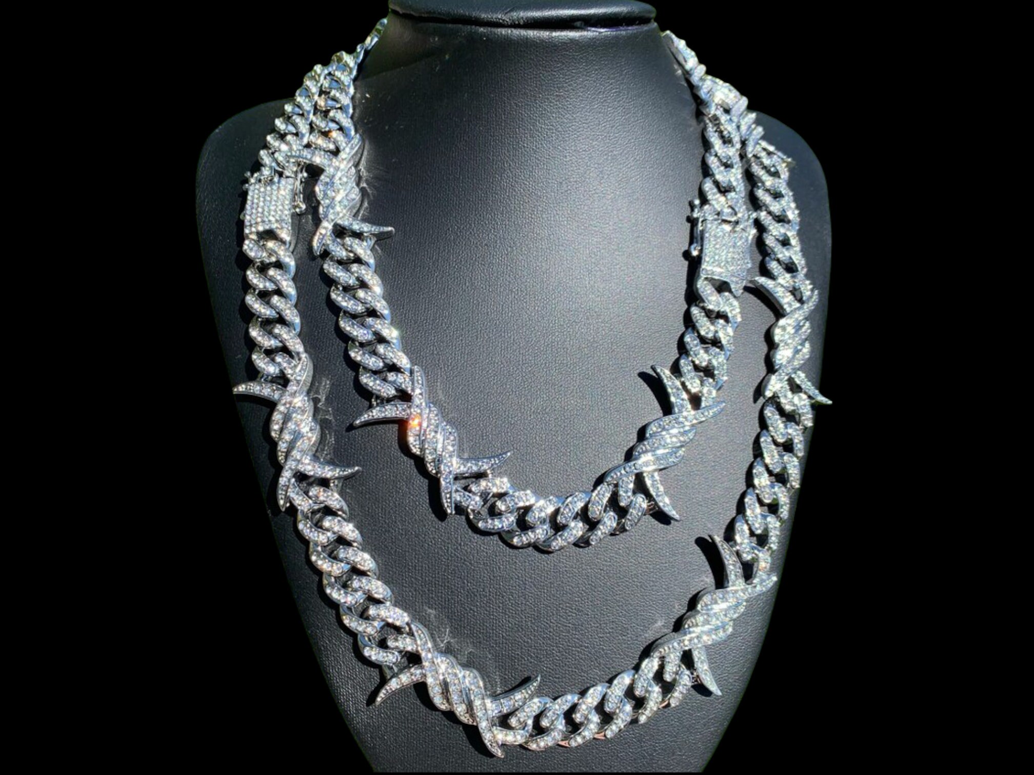 Iced Cuban Link Chain Iced Out Cuban 